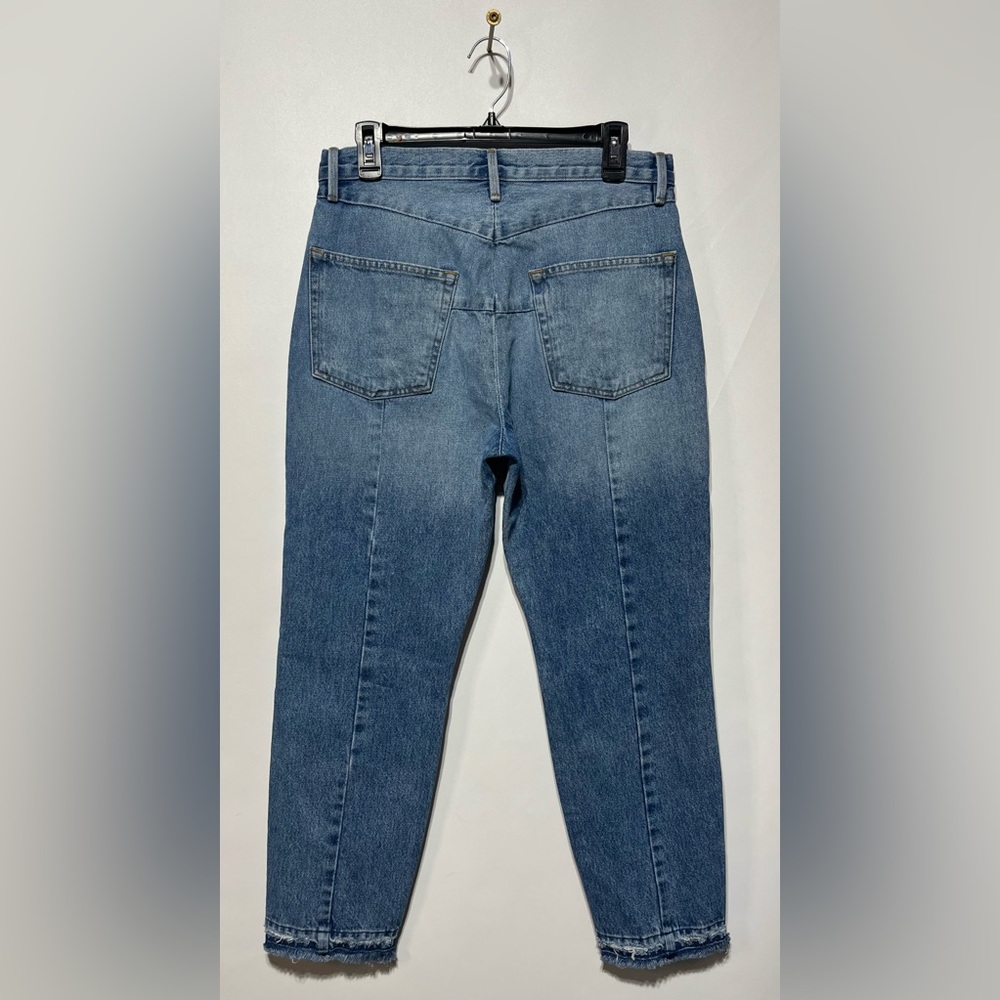 FRAME‎ Rigid Re-Release Skinny Crop Zipper Front Distressed Jeans Size 29 - Picture 4 of 9